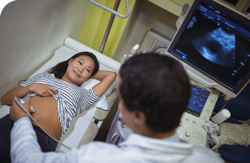 female-patient-receiving-a-ultrasound-scan-on-the-stomach